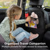 2 Pack Enovoe Back Seat Cover for Kids Extra Large - with Multi Pocket Storage Organizer - Back Seats Protector