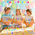 H-Style 100Pcs Easter Egg Fillers, Easter Basket Stuffers Essentials for Teens Kids- Small Toys Bulk Party Favors
