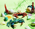Gemini&Genius 2Pcs Crabs Marine Animal Action Figures, Educational Ocean Model Toys for Kids
