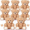 Liliful 8 Pieces 8 Inch Bear Stuffed Animal Bulk, Soft Plush Toys for Baby Shower and Birthday Party Gifts