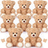 Liliful 8 Pieces 8 Inch Bear Stuffed Animal Bulk, Soft Plush Toys for Baby Shower and Birthday Party Gifts