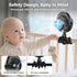 COMLIFE 2026 Summer Upgraded Misting Baby Stroller Fan Rechargeable, Flexible Tripod Clip for Car Seat Crib, Baby