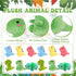 Gaiaring 38 12 12 12 1 1 Pcs Adopt a Dinosaur Pet Party Favors Include Mini Dinosaur Stuffed Animals Foldable Boxes