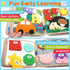1-3, 1 Busy Book for Toddlers Felt Animals Busy Board for Year Old Montessori Toys, Peekaboo Quiet Book, Airplane