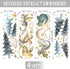 Dragon Wall Stickers,Peel and Stick Colorful Flying Dragon,White Clouds, Stars.Tree Self-Adhesive MuralRemovable Wall