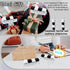 XiawaLangzhuo 2 4-in-1 Psc Keyboard Fidget Toy, Keyboard Fidget Keychain Keyboard Decompression Button Finger Clicker