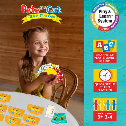 Briarpatch, Pete The Cat Terrific Taco Game, for Fans of The Pete The Cat Books, Ages 3+