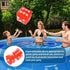 11.8" Jumbo Inflatable Dice - 2 Pack Outdoor Fun Giant Dice Set for Indoor/Outdoor Board Games, Ludo, Pool Party (Red)