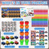 72 Cinrobiye Pcs Monster Truck Party Favors Bulk, Truck Car Coloring Books with Crayons Stickers Stampers Goodie Bag