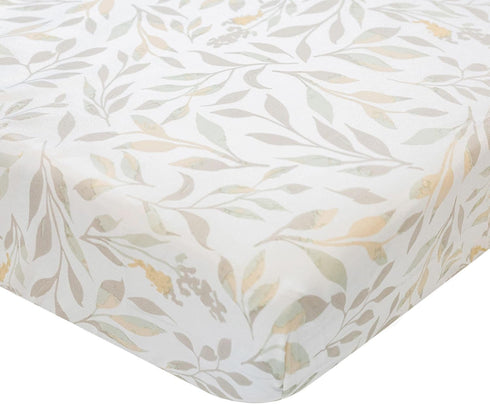 Crane Baby Crib Sheets Neutral, 100% Cotton Crib Sheets Girl or Boy,