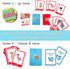 Animal Cards for Kids - Fun Exercise Games Action Cards for Preschool Card Games & Gross Motor Games
