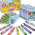 WOSWEL Super Washable Jumbo Crayons Bulk, 12 Pack Crayons with 8 Bright