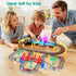 SANANT 2 1 Set 4-8, Set Playset 3 4 5 6 7 8+ in DIY Tracks Electric Train Toy for Kids Ages Train Tracks & Car Tracks