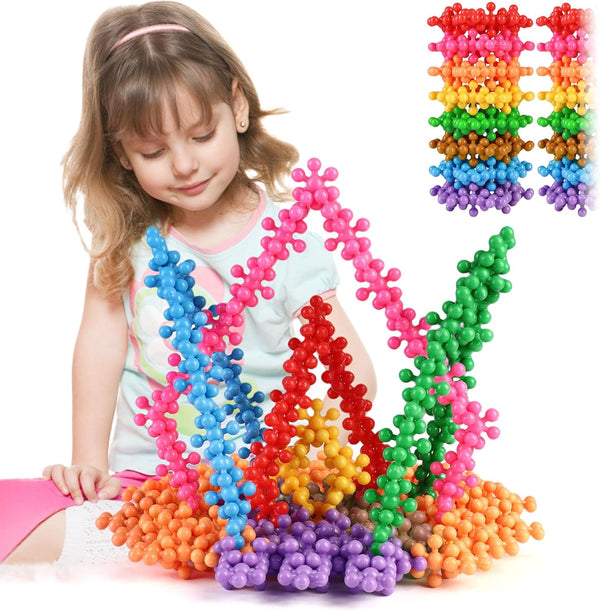 TOMYOU 300 Pcs Building Blocks Kids STEM Toys Educational Sets Interlocking Plastic