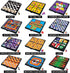 12 5" Gamie Magnetic Board Travel Games for Kids, Includes Retro Fun Games - Compact Design, Individually Boxed Travel
