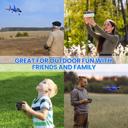 Beffkkip Su27 2.4Ghz RC Plane, Remote Control Airplane, Ultra Long Endurance Raptor RC Fighter Jet Toy Airplanes