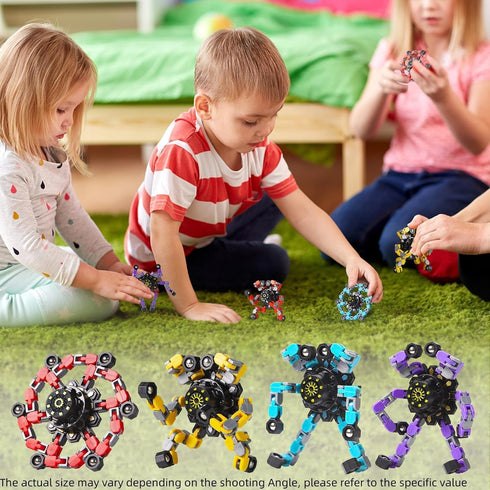 HiQCGS 27-Pack Transformable Fidget Spinners Sensory Toys for Kids & Adults with ADHD, Autism, Anxiety Relief, Easter