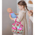 UNICORN ELEMENT 8 Pcs Baby Doll Clothes and Accessories, Feeding and Caring Set with Diaper Bag, Best Gift for Kids