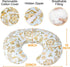 x-vesolje Baby Nursing Pillow for Breastfeeding, Adjustable Breastfeeding Pillow for Bottle Feeding, Nursing Support