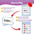 QUIZMO Bingo Style Math Game - Multiplication & Division - 2 Game Modes for Ages 8+ - Teach Basic Mathematics