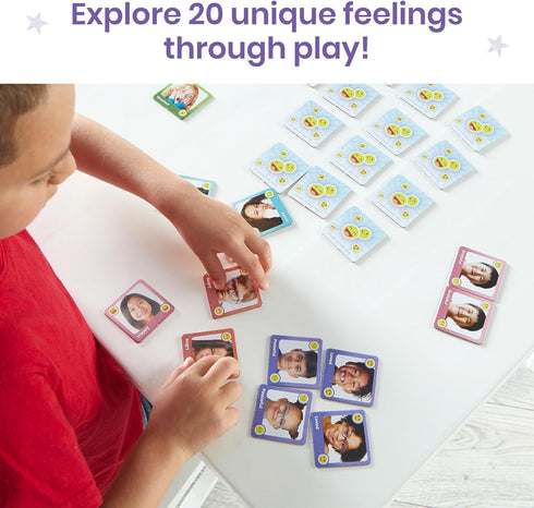 hand2mind Express Your Feelings Memory Match Game, Emotion Cards for Kids, Social Emotional Learning Activities