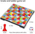 Set (9.75 Inches) KIDAMI Magnetic Snakes and Ladders Game with Storage Box, Folding Design and Light-Weight, Gift