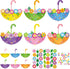 PAIVSUN 24Pcs Spring Crafts Kits Make You Own Umbrella Paper Ornament DIY Arts