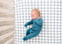 Ledger Design Premium Fitted Knit Crib Sheet by Copper Pearl