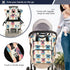 SUABO Backpack Dog Shaped Ice Cream Pattern Baby Diaper Bag Large Bag Waterproof Travel Diaper Bags for Moms and Dads