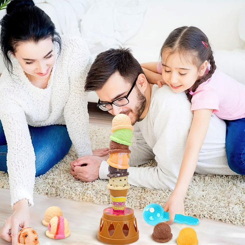 BigOtters Sweet Treats Ice Cream Tower Game