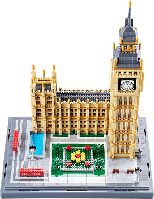 6473PCS Architecture Big Ben Micro Building Blocks Set - Model Kit Toy for Adults and Kids Ages 14+