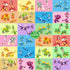 24 Pack 72 Set, 6-12 Dinosaur Party Favors for Kids - Kinds of Animals Building Block Toy Goodie Bags Fillers Classroom