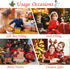 300 Pieces Christmas Mini Erasers Assortment for Kids Pencil Erasers Bulk Party Favor Gift