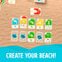 Blue Wasatch Games Ripple Card Game - Match, Stack, and Collect Combos on Your Beach. Easy to Learn and Fun for Kids