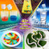 UNGLINGA 40+ Experiments Science Kit for Kids, Chemistry Set Educational Toy Gift for Boys and Girls