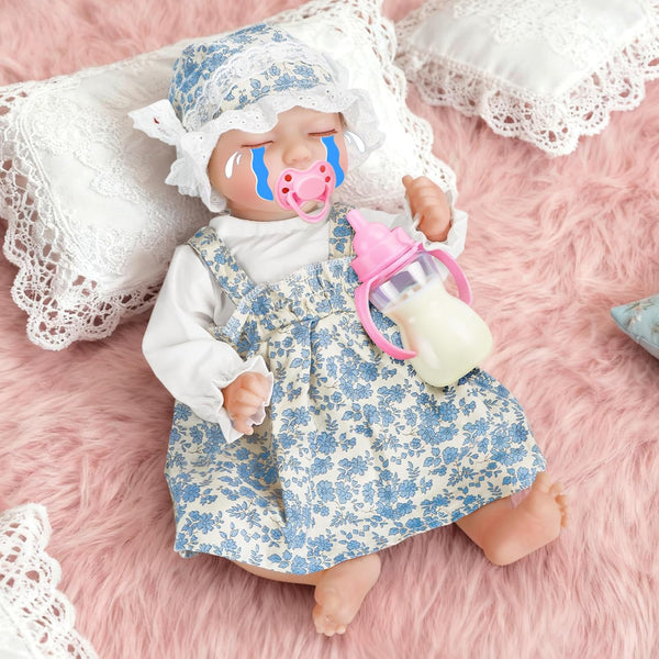 JONRRYIN Reborn Baby Dolls -17Inch Newborn Baby Dolls Girl Real Life Baby, Soft