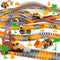 Magickidz 230+ PCS Construction Tracks Toy for Kids - DIY Engineering Building