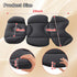 FunTankie Infant Car Seat Insert Thickened, Breathable & Fold-Go Baby Head & Body Support for Infant, Soft Mesh Car
