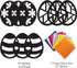 VHALE Suncatchers Craft 3 Sets (9 Cutouts) with Tissue Papers for Kids Party Favors and Creative Art Projects