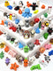 Generic 60Pcs Random 3D Printed Animals,Mystery Pack Articulated Figurines Fidget Toy,Gifts for Kids