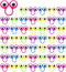 JOVITEC 48 Pcs Eye Finger Puppets Toys Set - Googly Wiggly Eyeball Rings for Kids, 5 Colors