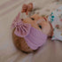 Parker Baby 5 Pack Cable Knit Nylon Headbands - Soft, Stretchy Bows for Girls, Multiple Colors