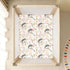 miaozhen 1 Pack 52x28 Cotton Baby Crib Sheets Ultra Soft Cute Cartoon Garden Possum Spring Crib Mattress Sheet