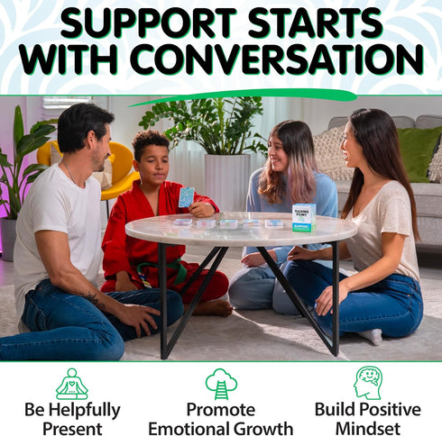 200 Safe, Trauma-Informed Conversation Starter Cards for Stronger Families - Build Support, Trust and Connection While
