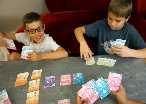 Math Rush 3: Fractions, Decimals & Percentages - Cooperative Time-Based Math Flash Card Game for Kids and Families