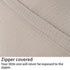 100% Onacosht Muslin Nursing Pillow Cover Soft Cotton Feeding Pillow Slipcover Fits Standard Infant Nursing Pillow