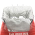 HIVVI 2-in-1 Portable Grocery Cart Seat Cover and Baby Highchair Cover (Gray Chevron)