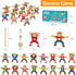 Wooden Stacking Toys, 16Pcs Balancing Building Blocks Game for 3-6 Years Old Kids, Circus Hercules Acrobatic Troupe Toy