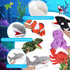 6 Stuffers(Sea,11.81 inches/ 30 cm) Liliful Pieces Animal Hand Puppets Kids Hand Puppets with Working Mouth Animal