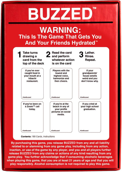 Buzzed Expansion Pack #1 - The Drinking Game for Tipsy Fun with Friends - Summer & Pool Party Games